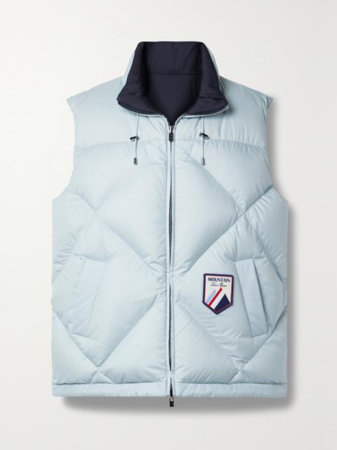 Silas Reversible Hooded Quilted Shell Down Gilet