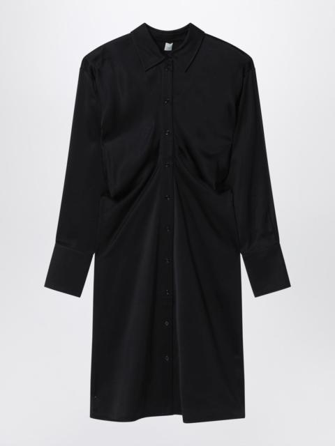 Slouch shirtdress black