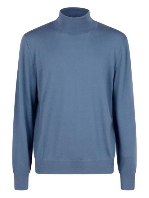 roll-neck knitted sweater