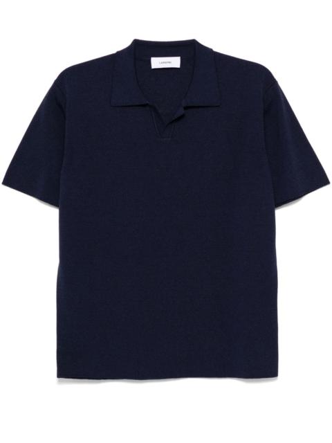 knitted polo shirt