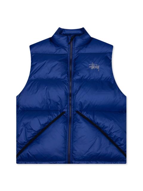 MICRO RIPSTOP DOWN VEST - ROYAL