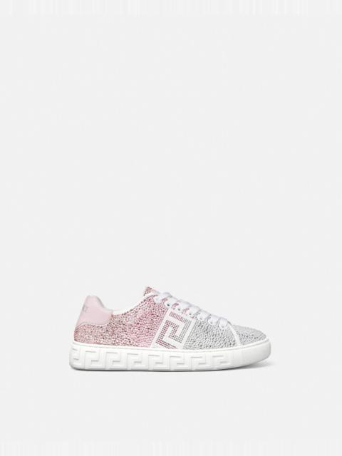 Crystal Degradé Greca Sneakers