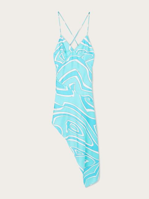 LABIRINTO PRINT SILK TWILL DRESS