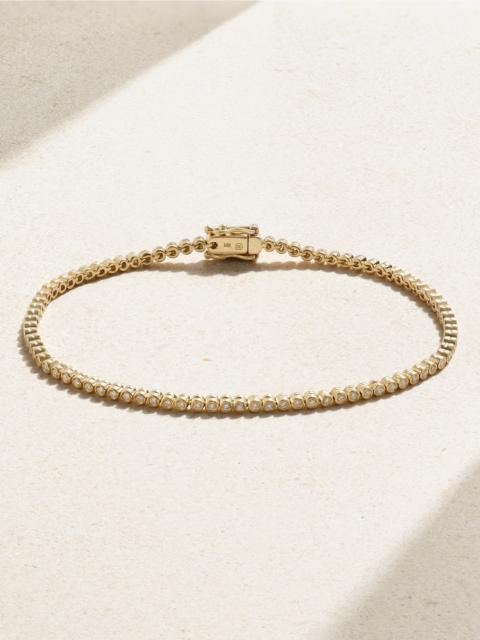Eternity 14-karat Gold Diamond Bracelet