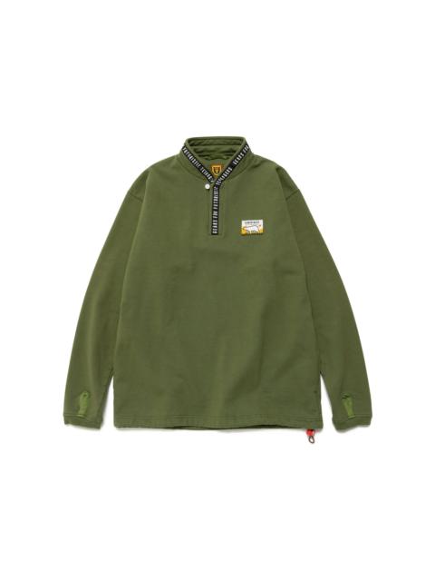 Human Made Stand Collar Sweatshirt Green