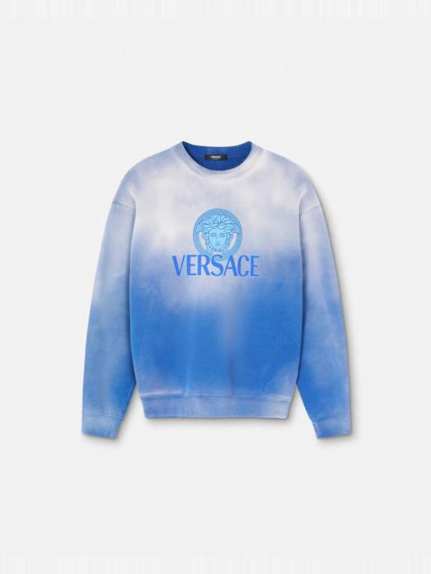 Medusa Logo Gradient Sweatshirt
