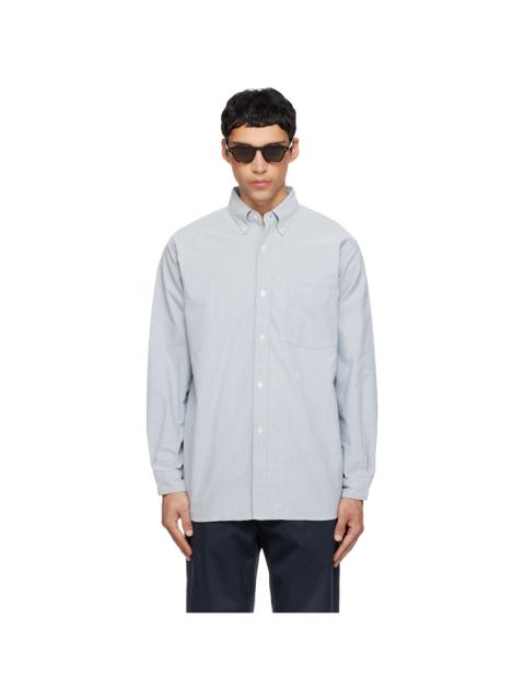 Gray Button Down Wind Shirt