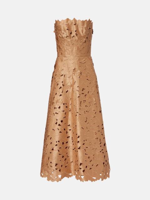 Vella floral lace cocktail dress