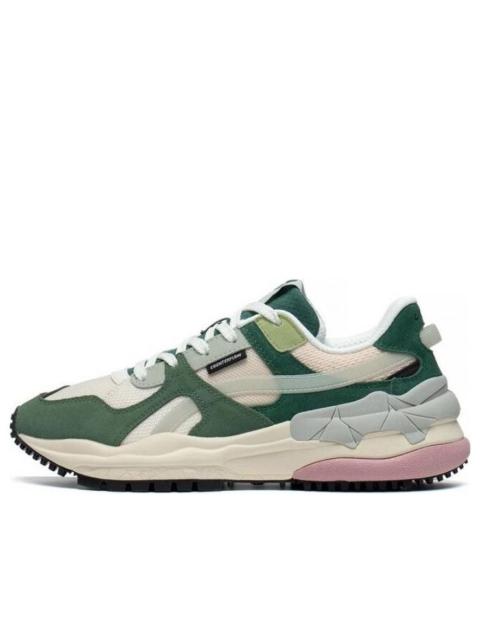 (WMNS) Li-Ning ChengFeng Sport Sneakers 'Beige Green Pink' AGCT172-4