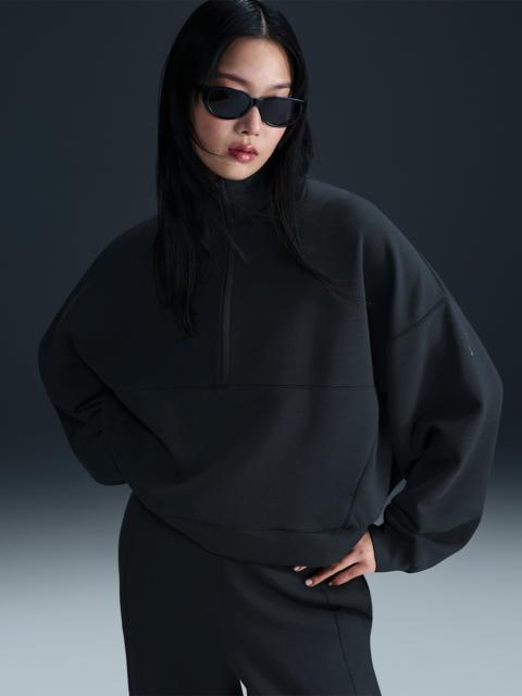 Nike 24.7 ImpossiblySoft Women's Dri-FIT Oversized 1/2-Zip Top