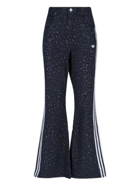 bootcut wide-leg jeans