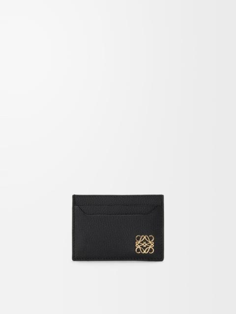 Anagram plain cardholder in pebble grained calfskin