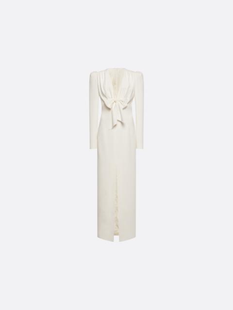 CADY EVENING DRESS WITH FRONT SPLIT