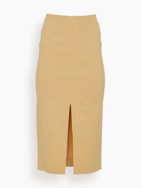 Mills Skirt in Straw