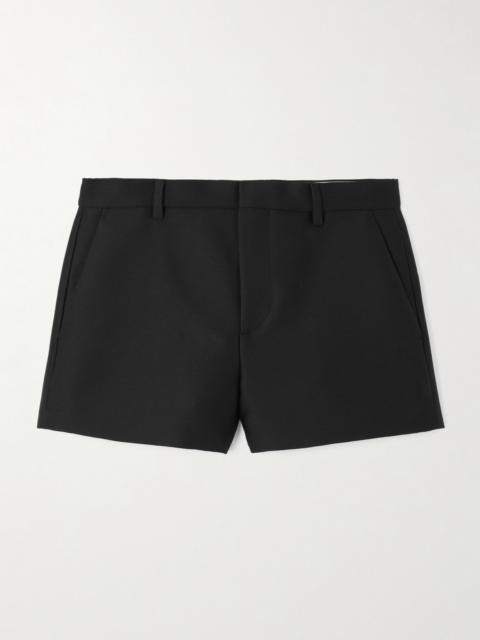Wool And Silk-blend Crepe Shorts