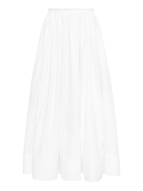Shiva Maxi Skirt in White Sea Island Cotton