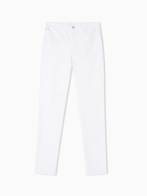 J18 High-rise skinny-leg jeans in comfort bull