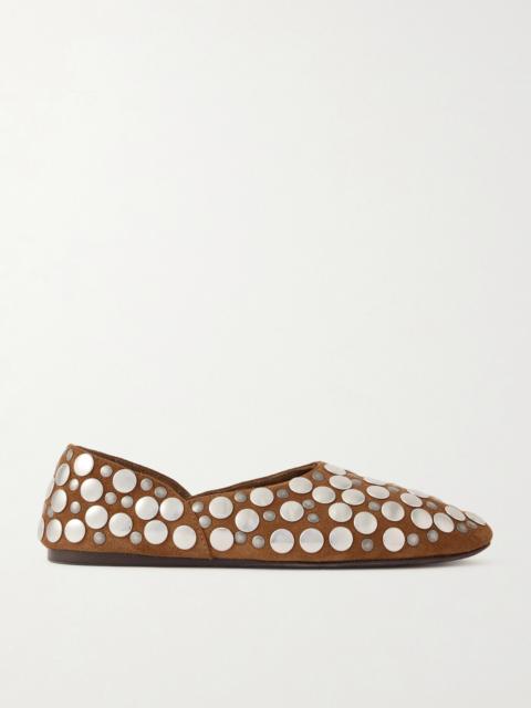 Jane Studded Suede Flats