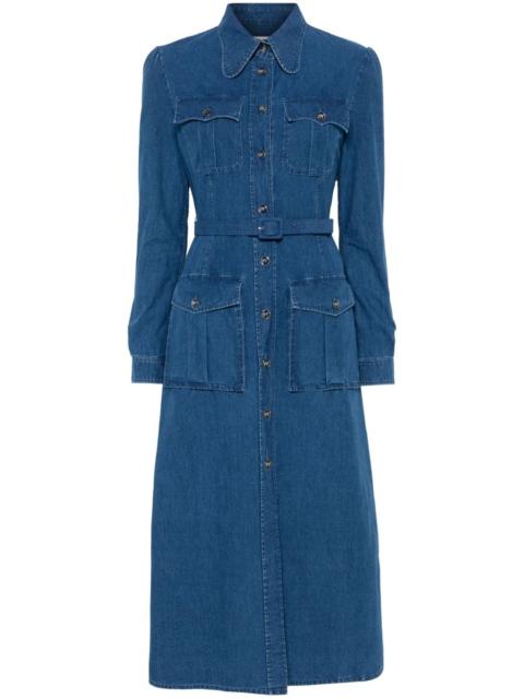 denim shirt dress