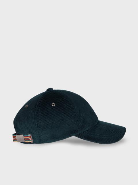 Dark Blue Corduroy Baseball Cap