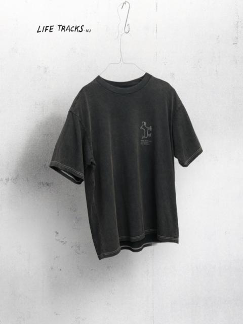 Koffe Scratched Tracks T-Shirt Antracite