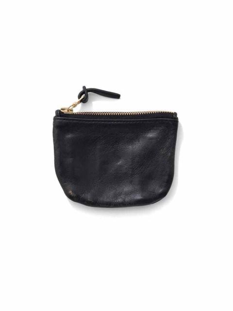 LEATHER WALLET DMGD BLACK