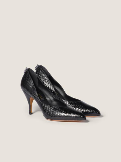 Ayers leather pumps