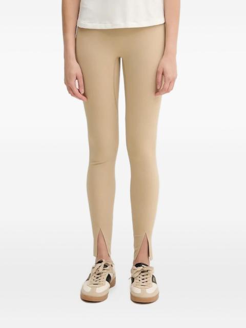 split-hem leggings