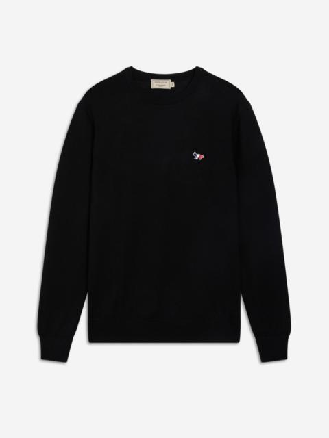 TRICOLOR FOX PATCH CLASSIC R-NECK JUMPER