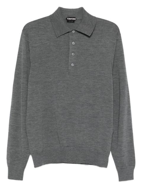 long-sleeve polo shirt