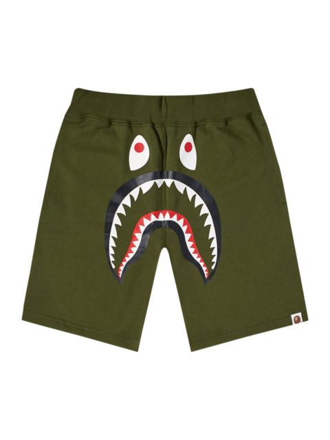 BAPE Shark Sweatshorts 'Olive/Olive Drab'