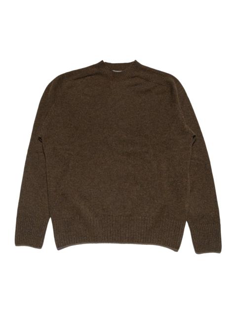 Seamless Crew Neck Merino Cashmere Bracken