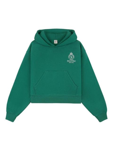 logo-embroidered hoodie