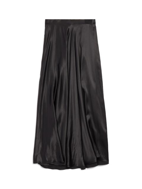 Women's Asymmetric Skirt  in Black