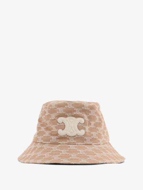 Cotton Hat With Triomphe Logo All-Over