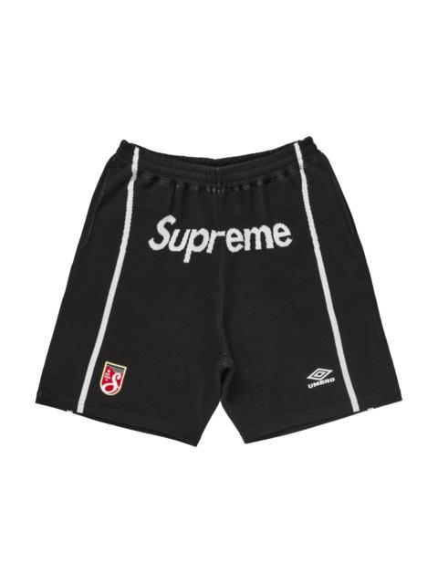 Supreme Umbro Knit Soccer Short Black