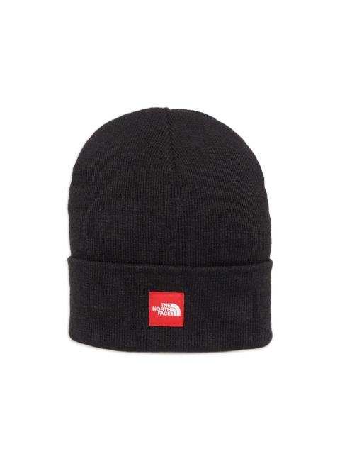 logo-patch beanie hat