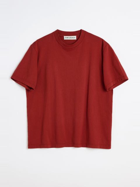 Our Legacy Box T-Shirt Burnt Brick Legacy Jersey