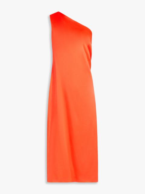 CERCHIO Envers satin one-shoulder dress