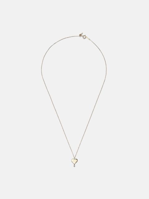 18kt gold necklace with diamond