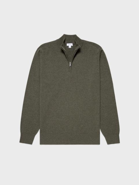 Cashmere Zip Neck Jumper