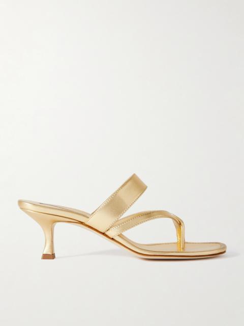 Susa 50 Metallic Leather Sandals