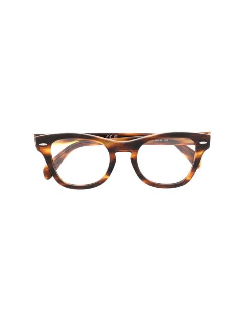 tortoiseshell-effect optical glasses