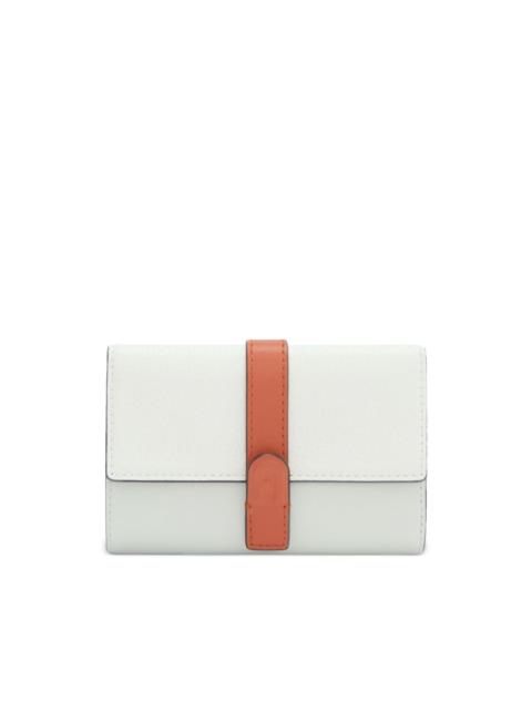 logo-embossed wallet