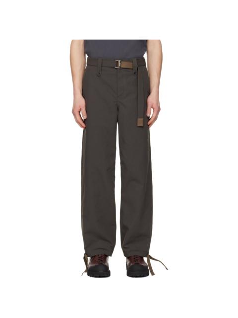 Khaki Weathercloth Trousers