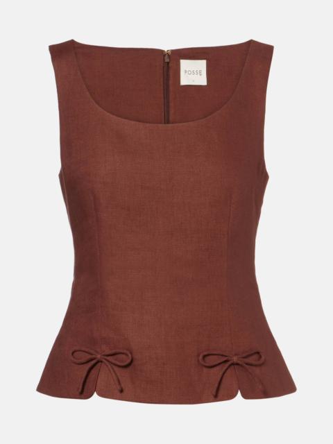 Sabine linen top