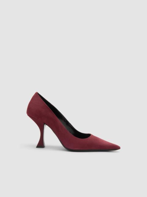 Viva Sour Cherry Suede Leather Pump