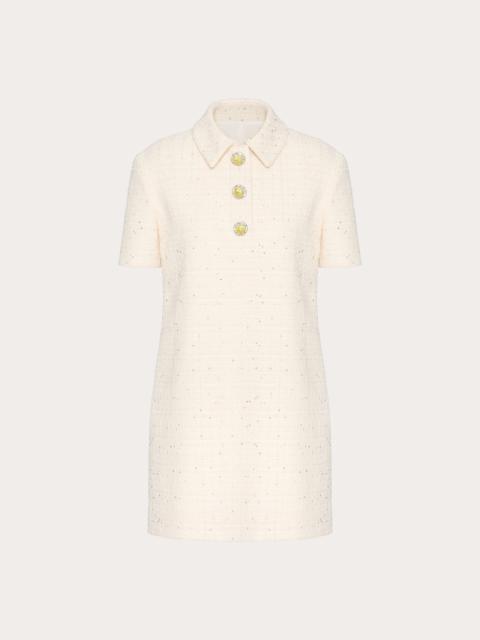 DELICATE TWEED SHORT DRESS