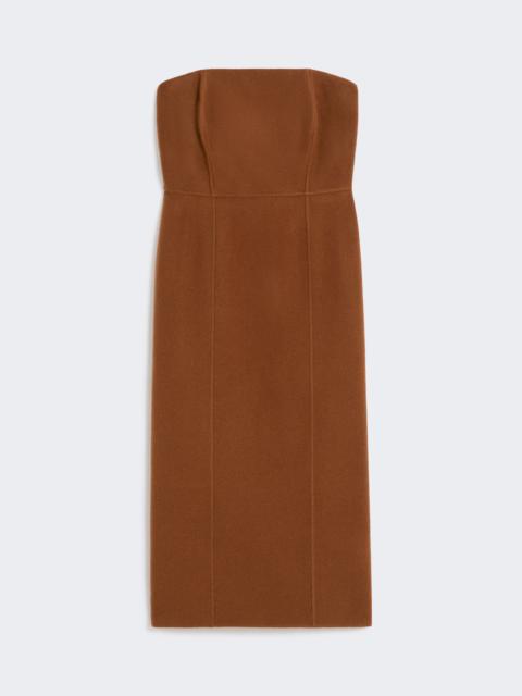 LIBBRA Wool and cashmere bustier dress