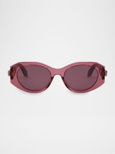 Serpenti Oval Sunglasses